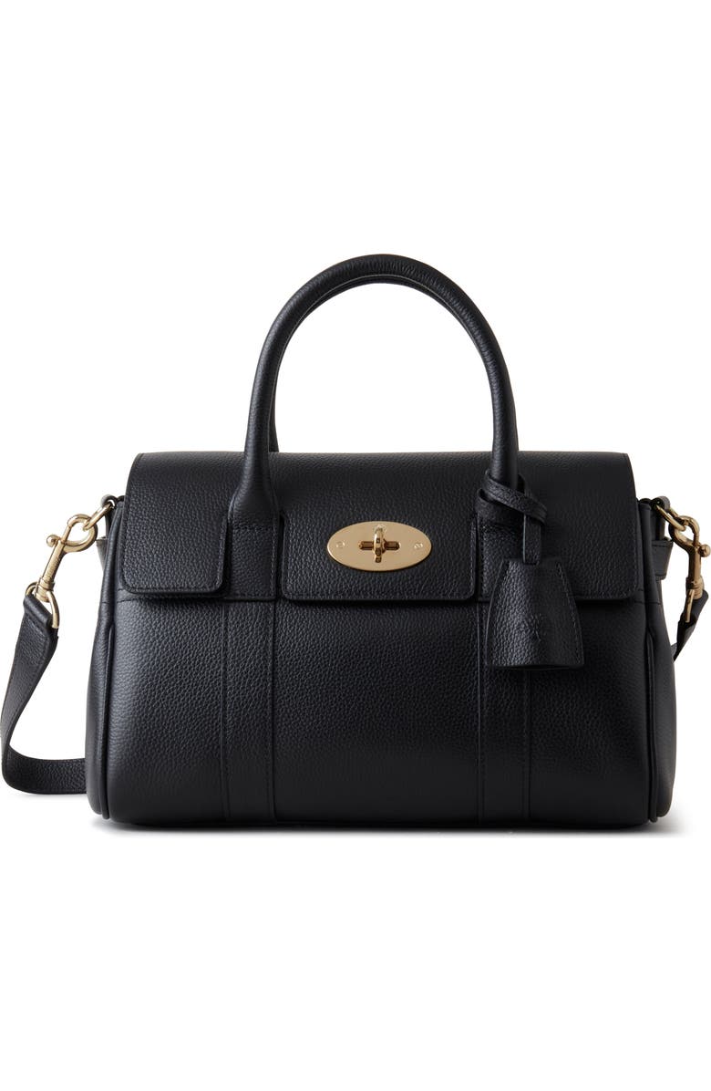Mulberry Small Bayswater Satchel, Main, color, Black