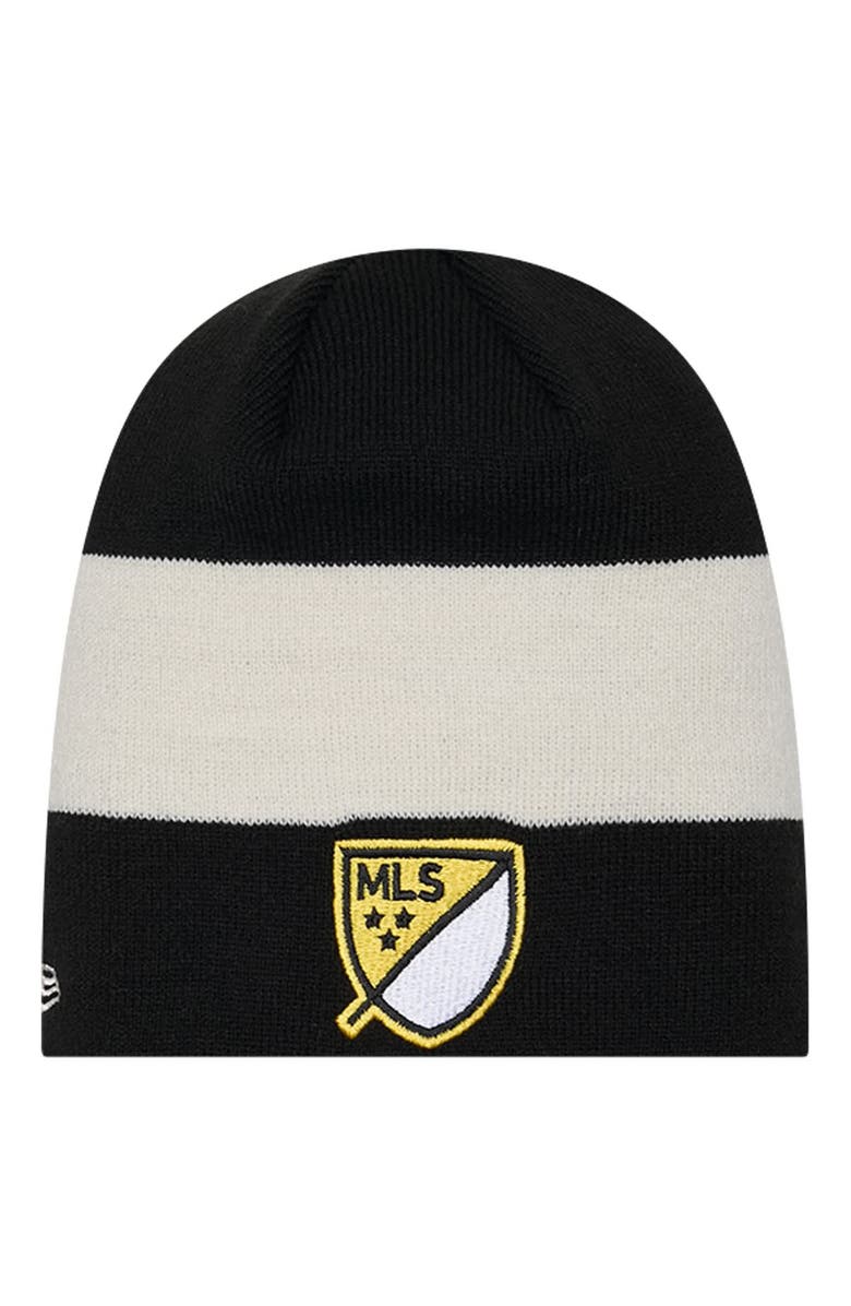 New Era Men's New Era Black Columbus Crew 2024 Kick Off Collection Knit Beanie, Alternate, color,
