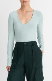 Vince V-Neck Knit Top