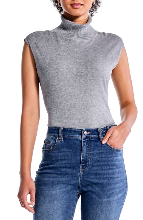 Sleeveless Turtleneck Sweater