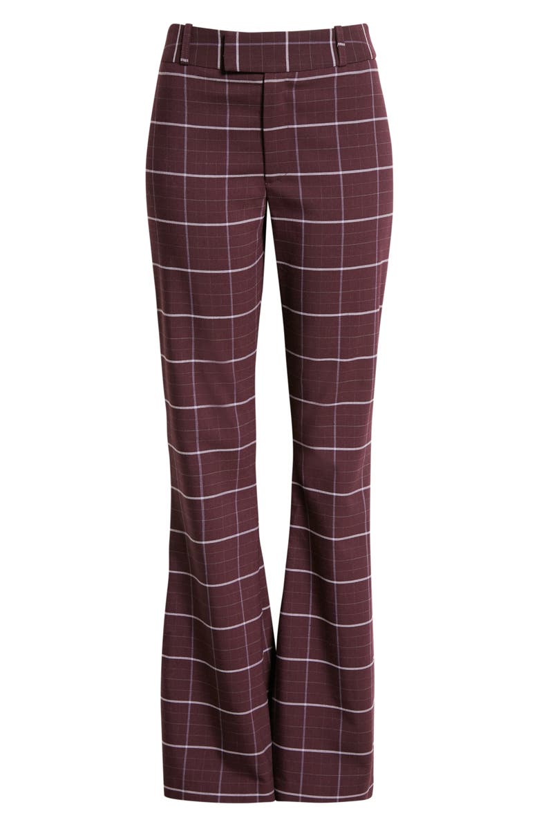 Smythe Plaid Bootcut Pants, Alternate, color,