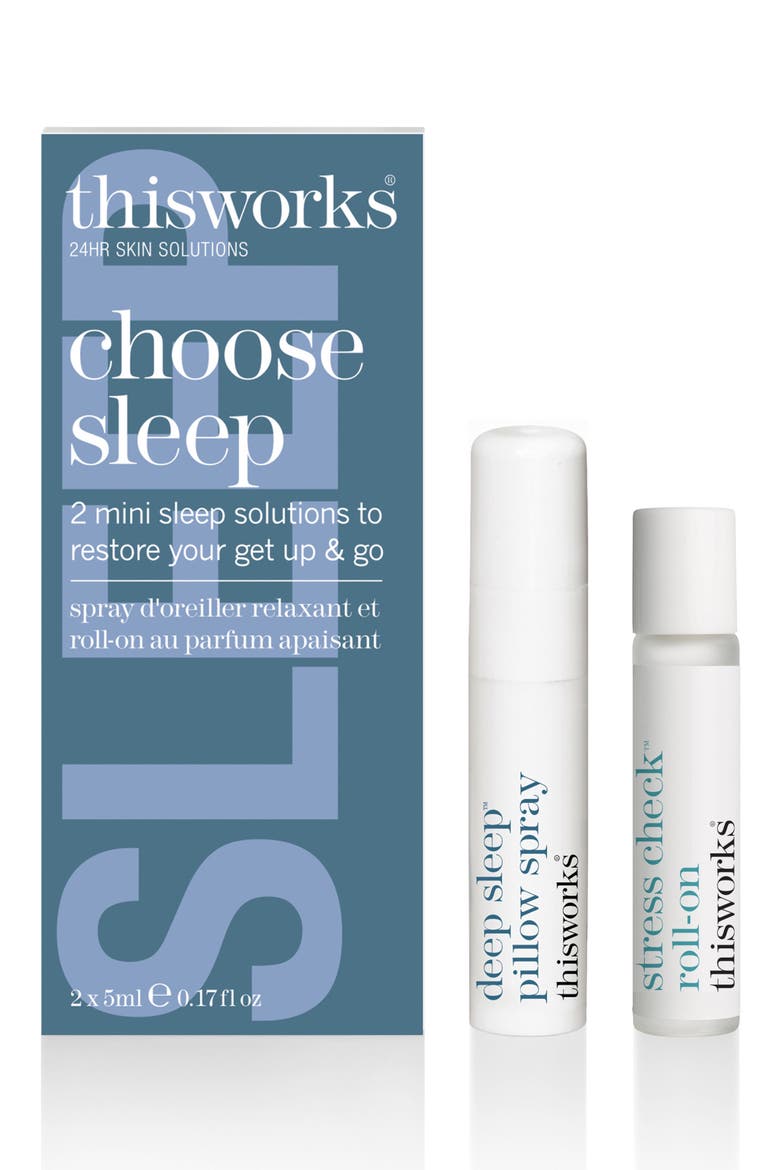 Choose Sleep Pillow Spray & Aromatherapeutic Rollerball Set, Main, color, NO COLOR