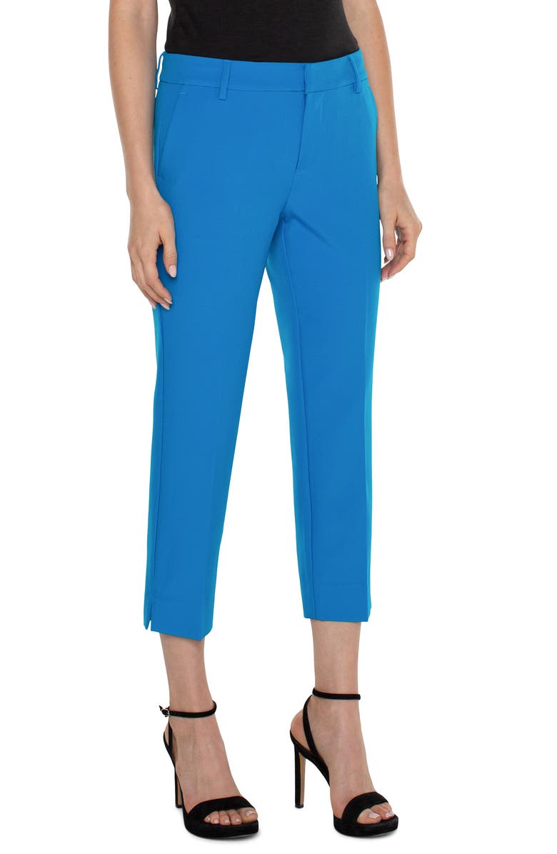Liverpool Los Angeles Kelsey Crop Slim Stretch Suiting Trousers, Alternate, color,