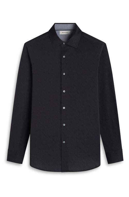 Bugatchi Jimmy Ooohcotton® Button-up Shirt In Black