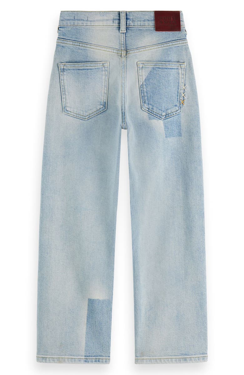 Scotch & Soda Kids' The Daze Super Loose Jeans, Alternate, color, Art From The Heart