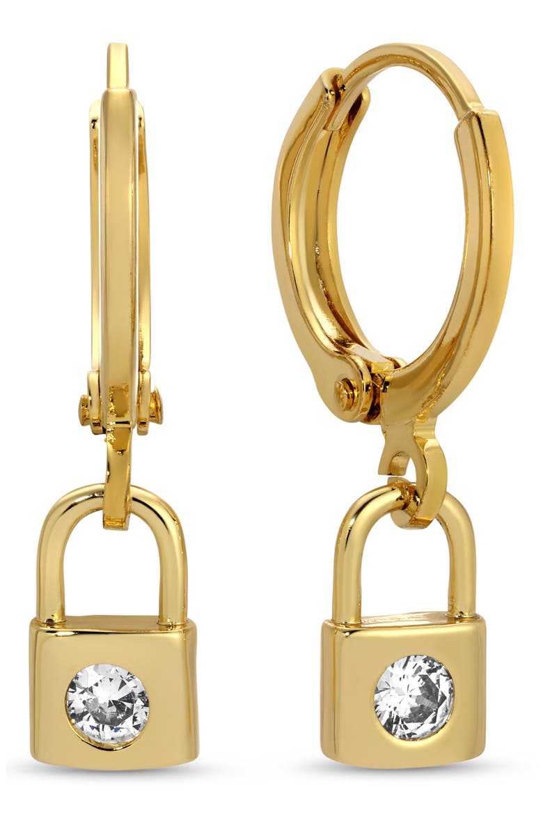 Set Of 3 Jackson Cubic Zirconia Drop Earrings, Alternate, color, GOLD