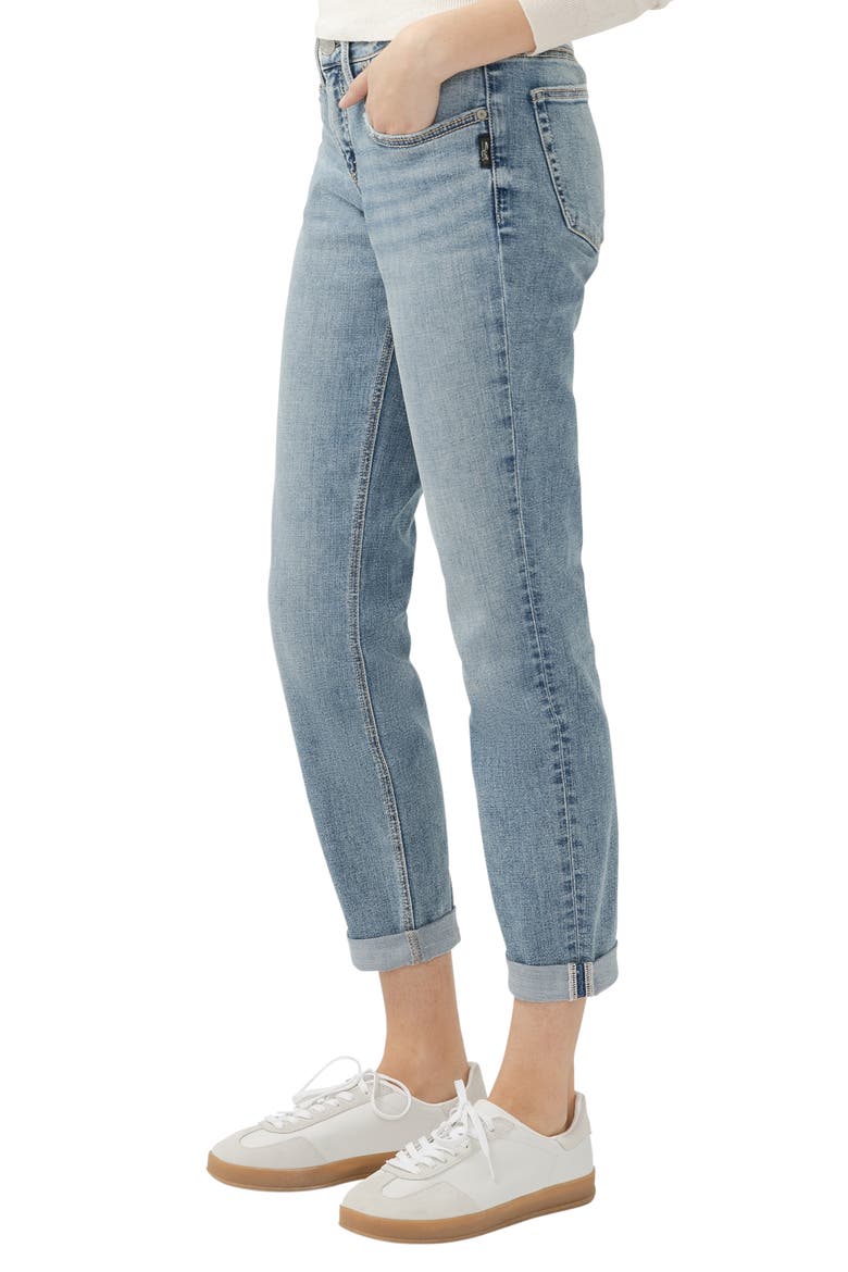 Boyfriend Jeans, Alternate, color, INDIGO