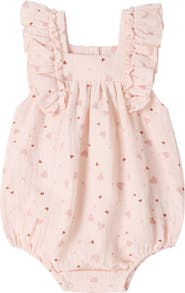 QUINCY MAE Maya Flutter Sleeve Organic Cotton Bodysuit