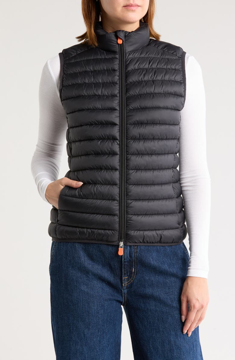 Save The Duck Noemi Quilted Puffer Vest, Main, color, 
