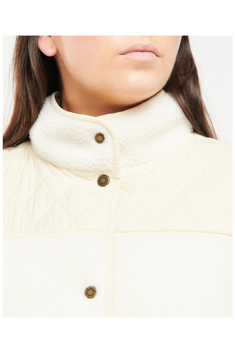 Aspena High Pile Fleece Jacket, Alternate, color, WINTER PEARL
