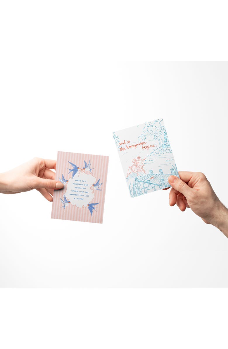 Ramus & Co Wedding Greeting Card Pack Sets (3 ct, Assorted) Swallows Wedding Wishes, Honeymoon, Cutest Couple Ever, Alternate, color, Multi-Pack