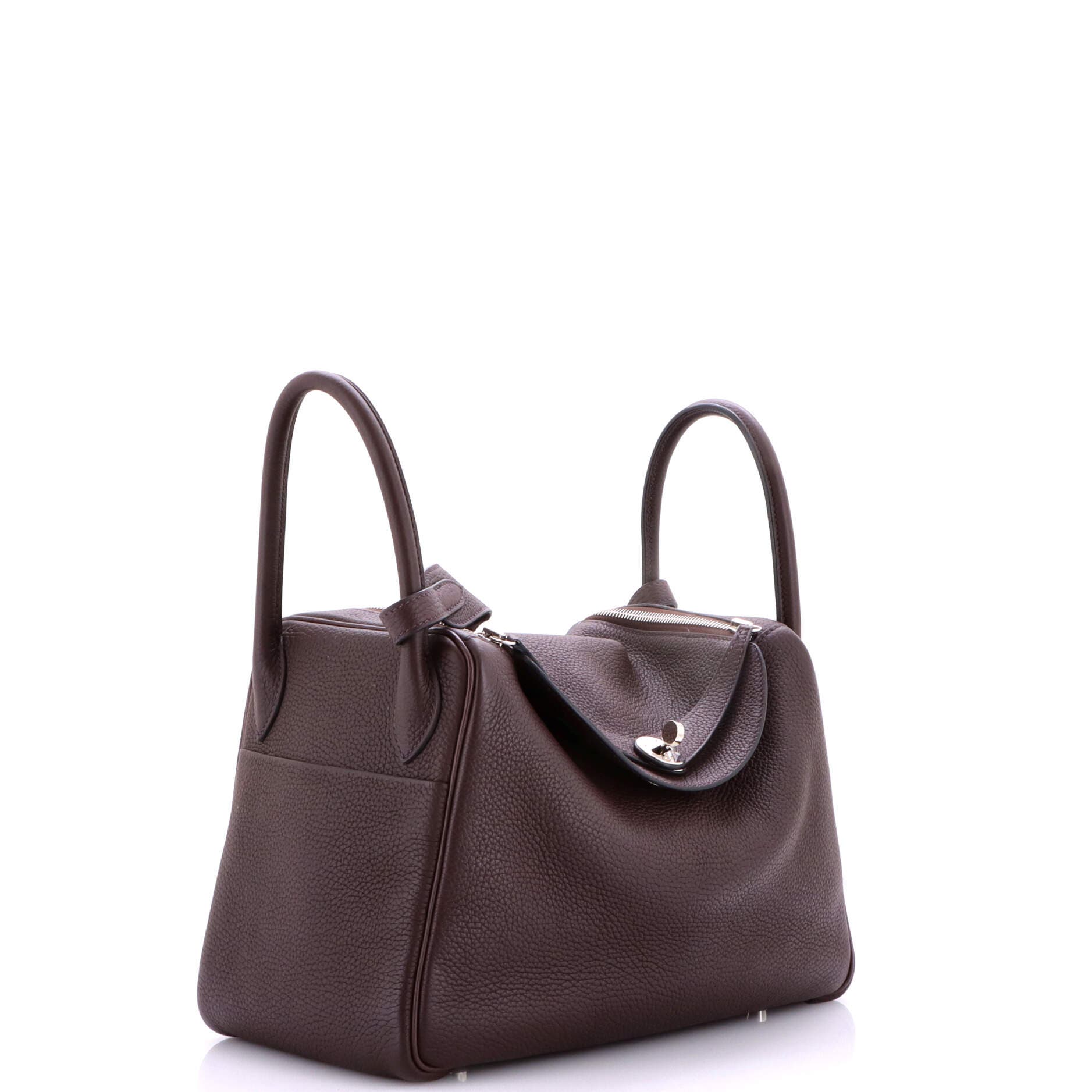 Pre-Owned Hermes Lindy Bag Clemence 30, Alternate, color, Havane