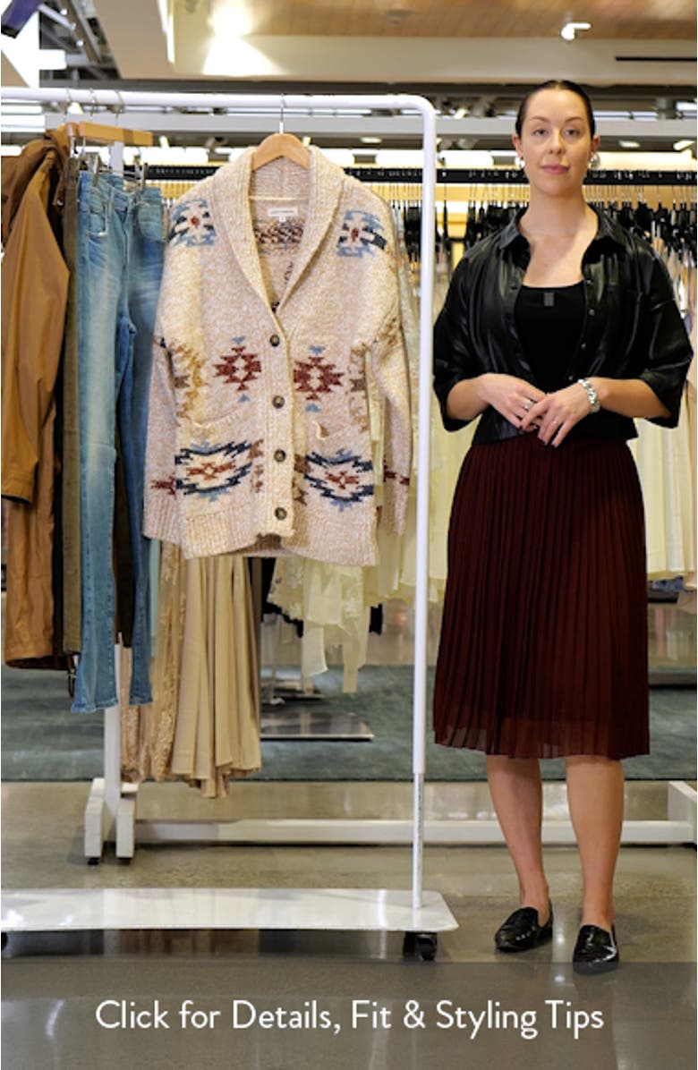 Santa Fe Intarsia Horse Cardigan, sales video thumbnail