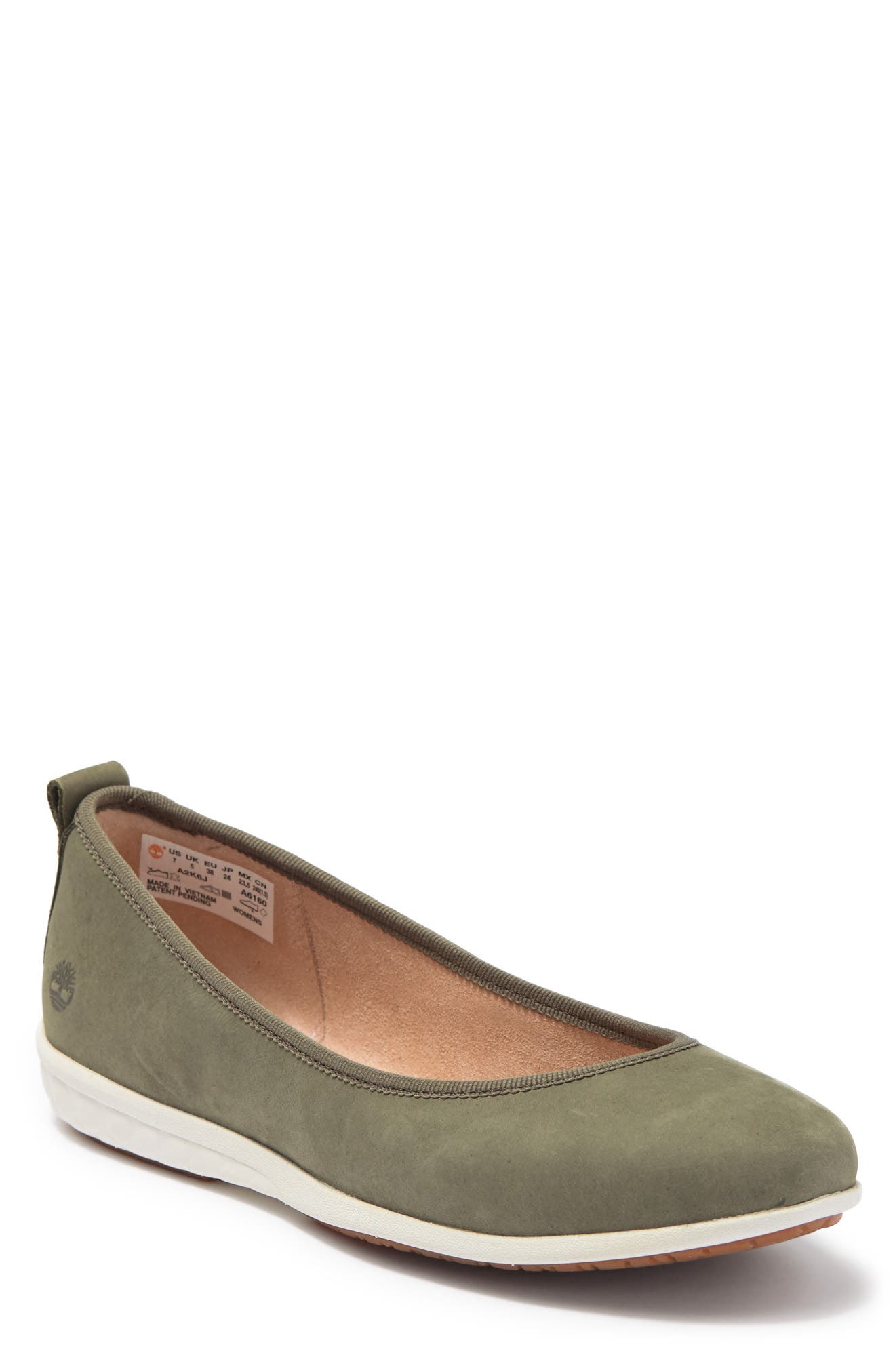 Timberland Bradstreet Ultra Bal Ballerina Flat, Main, color, 