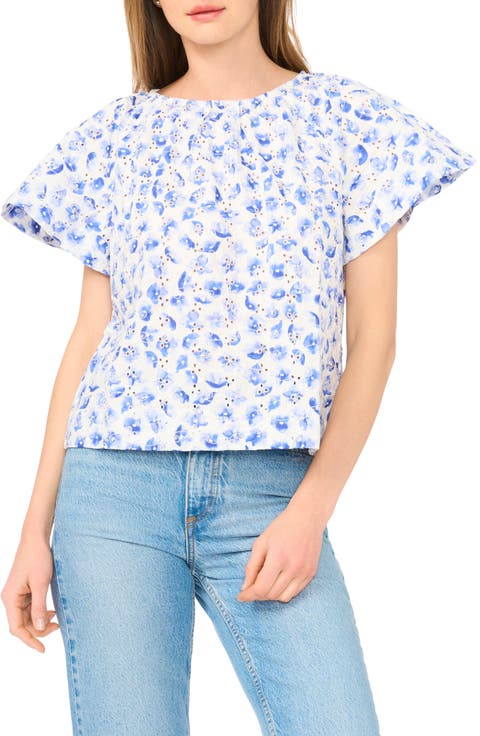 Tassel Tie Cotton Poplin Top