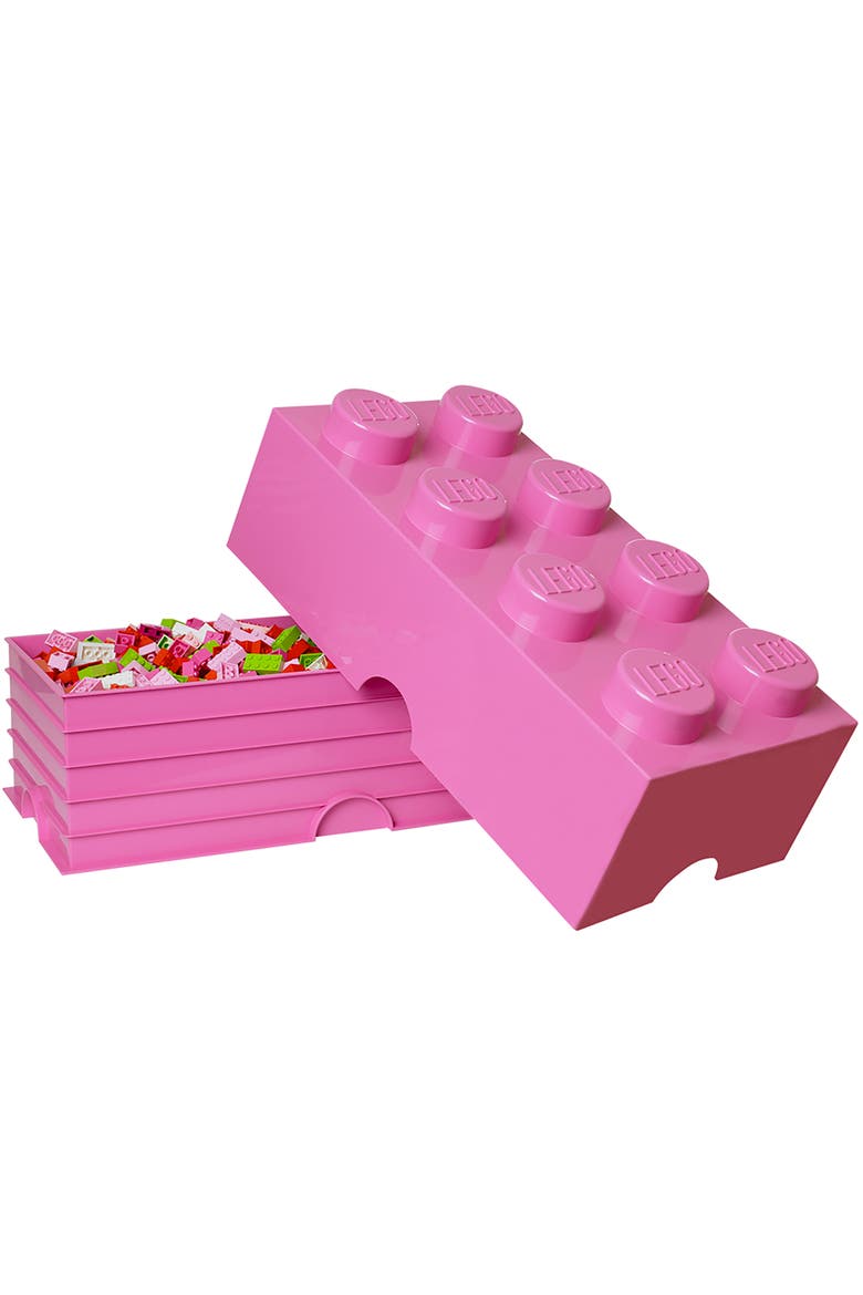 Storage Brick 8 Medium Pink, Alternate, color, Pink
