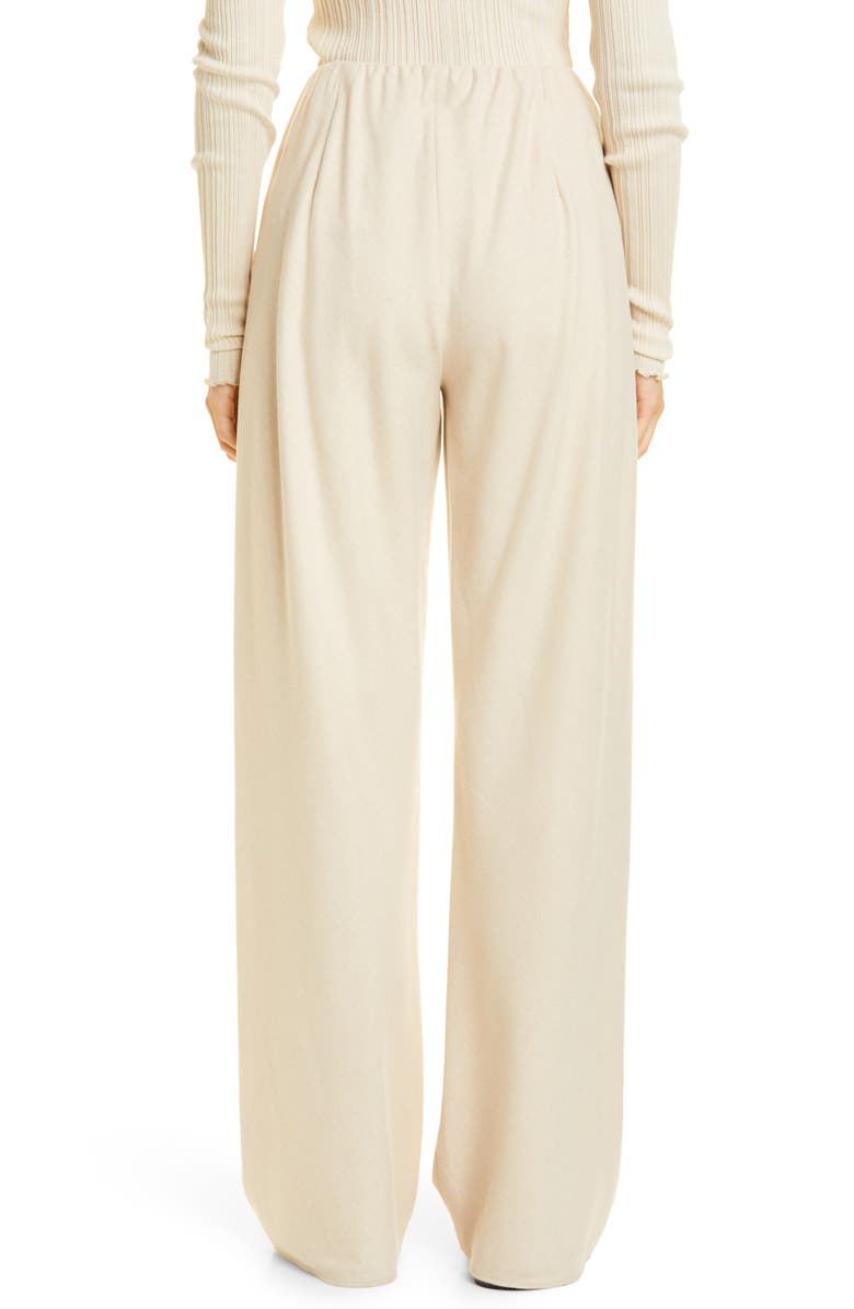 Vince Flannel Pull-On Pants, Alternate, color, Light Oat