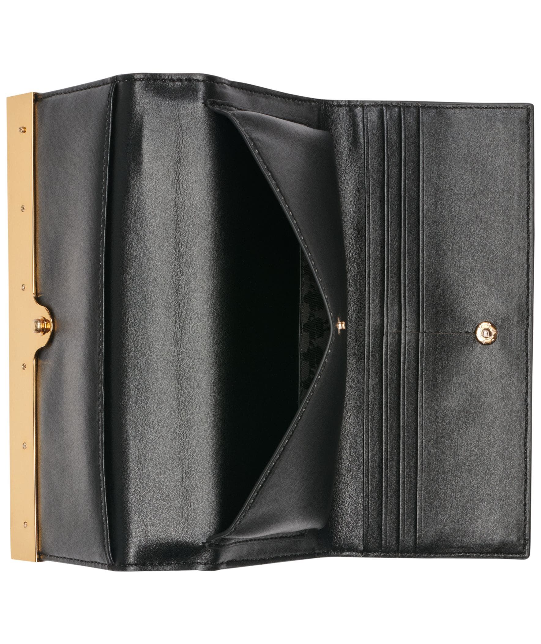 KARL LAGERFELD PARIS Jacqueline Crossbody, Alternate, color, Black/Gold