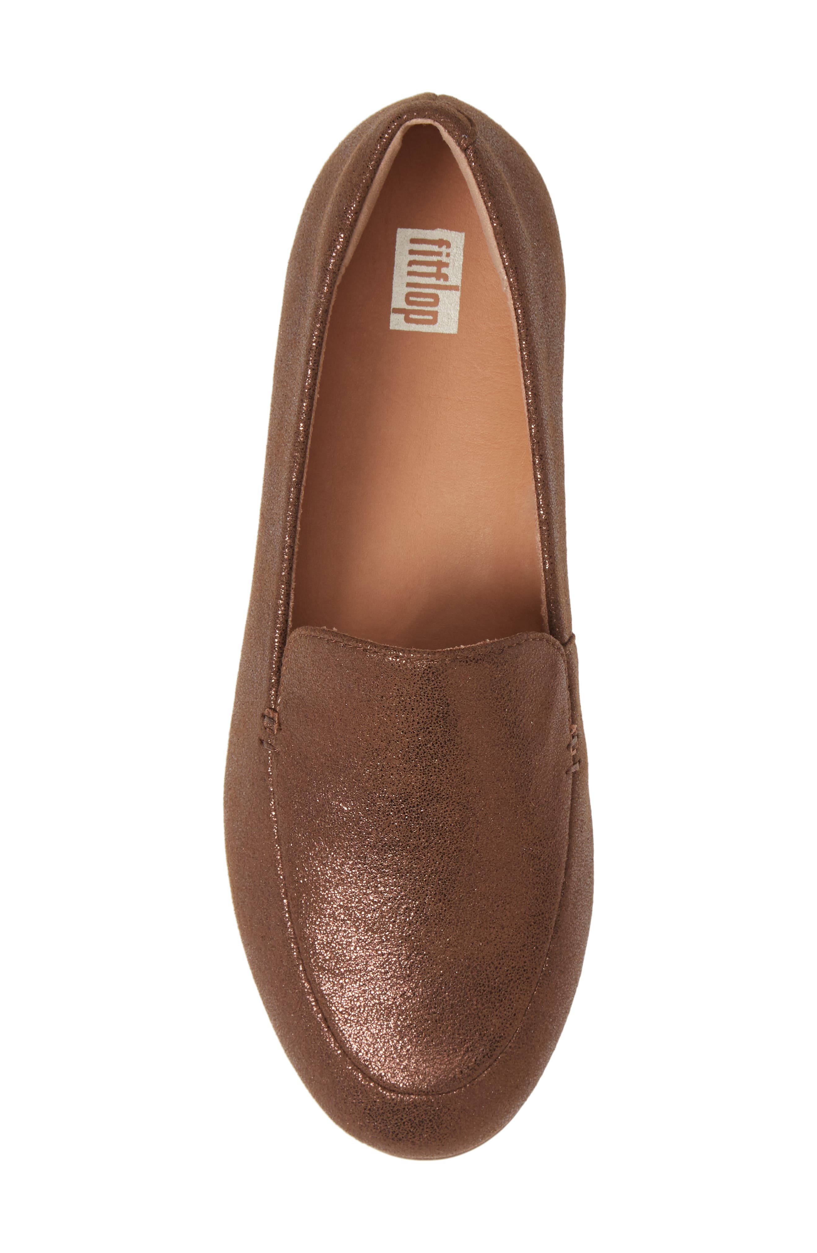 Lena Loafer, Alternate, color, CHOCOLATE BROWN FAUX LEATHER