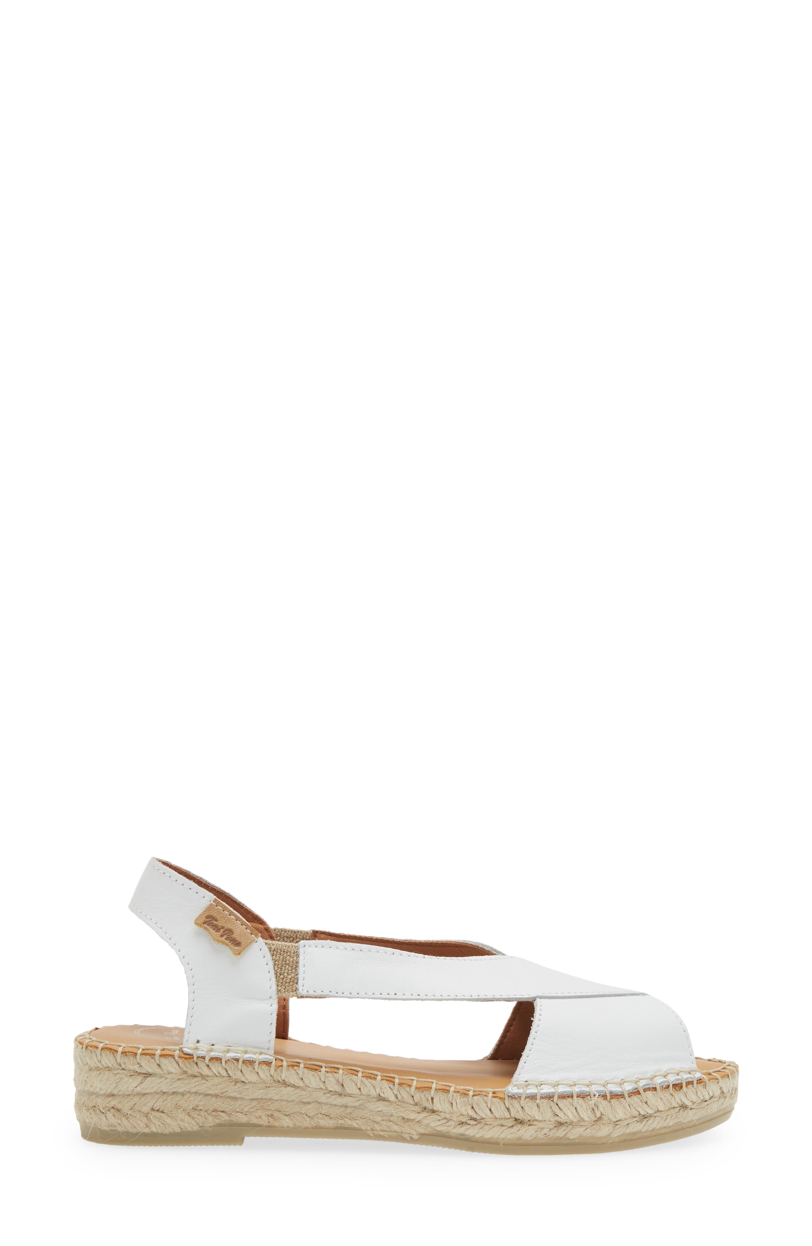 Toni Pons Elda Espadrille Sandal, Alternate, color, White
