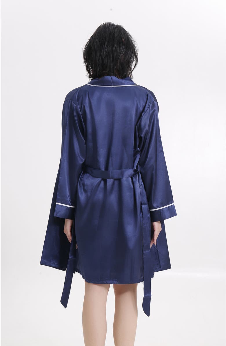 LECHERY<sup>®</sup> Lustrous Silky Shiny Satin 3-piece Pajama Set, Alternate, color, 