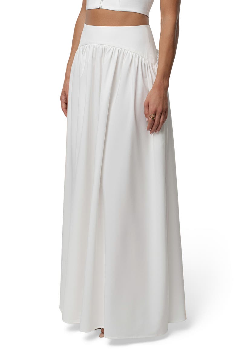 Haven Halter Crop Top & Maxi Skirt Set, Alternate, color, IVORY