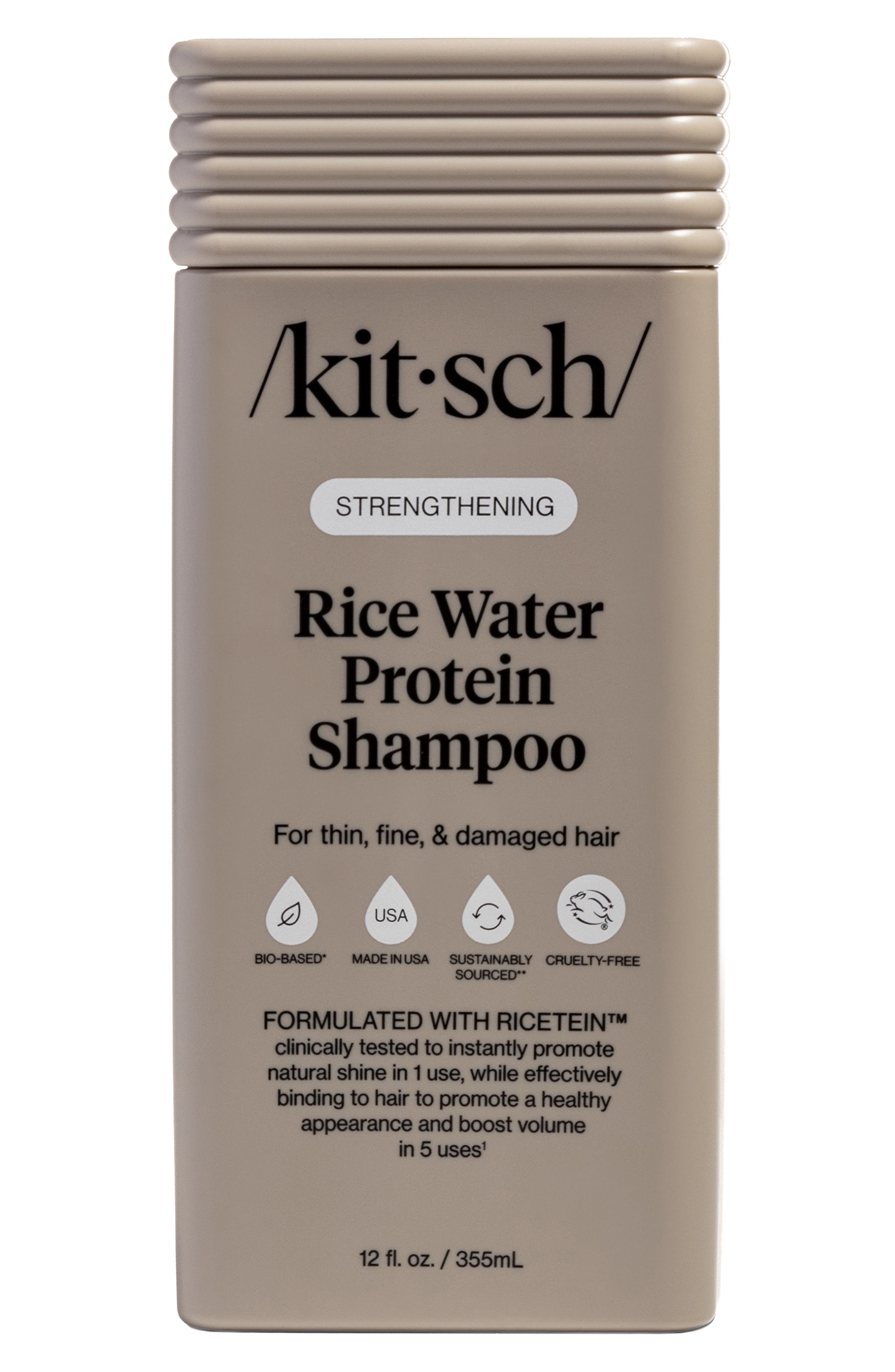Kitsch Rice Water Protein Shampoo for Hair Growth