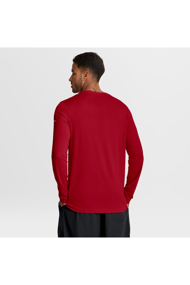 Men's Nike Scarlet San Francisco 49ers Primetime Legend Icon Performance Long Sleeve T-Shirt, Alternate, color, Scarlet