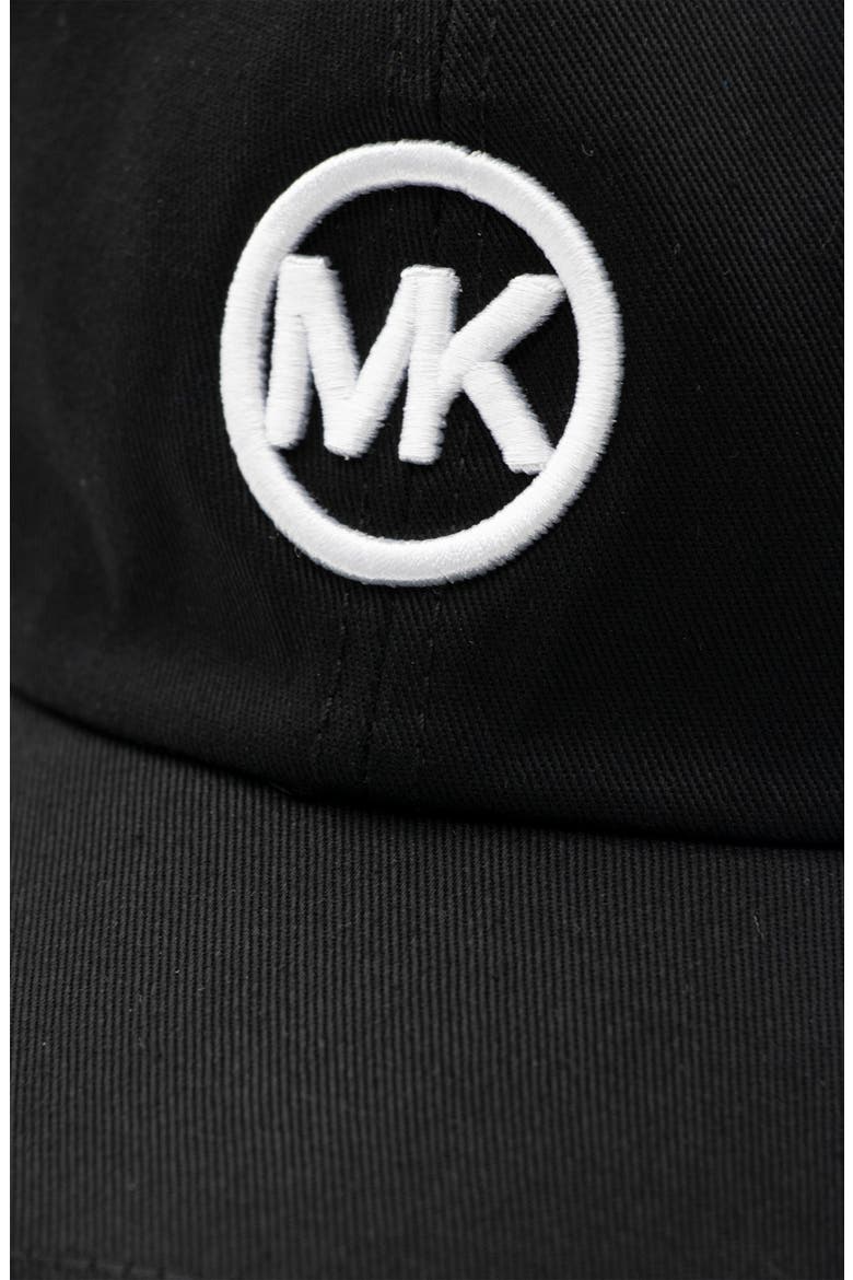 Logo Baseball Cap, Alternate, color, BLACK