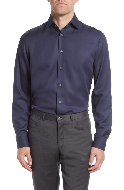 Chambray Button-Up Shirt