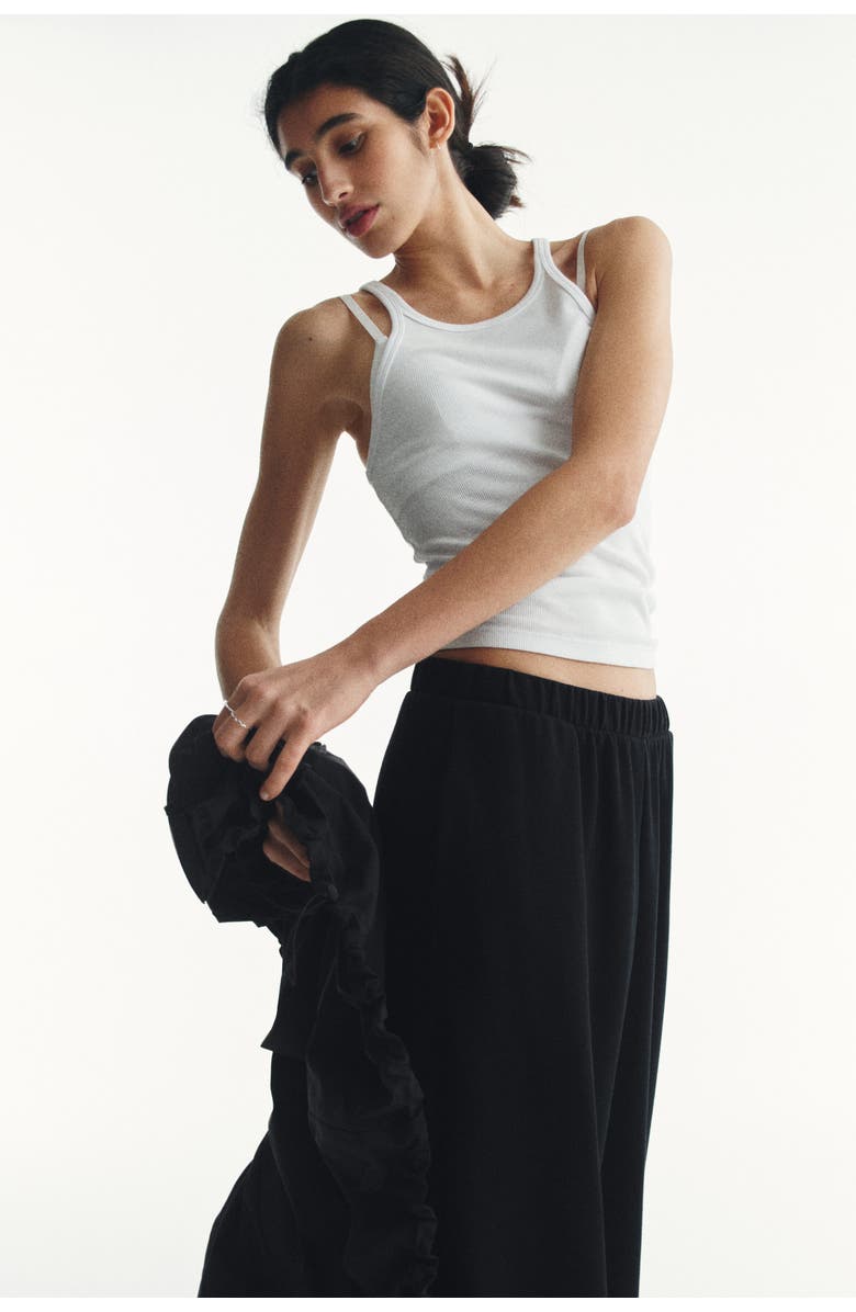 H&M Loose-fit Joggers, Alternate, color, Black
