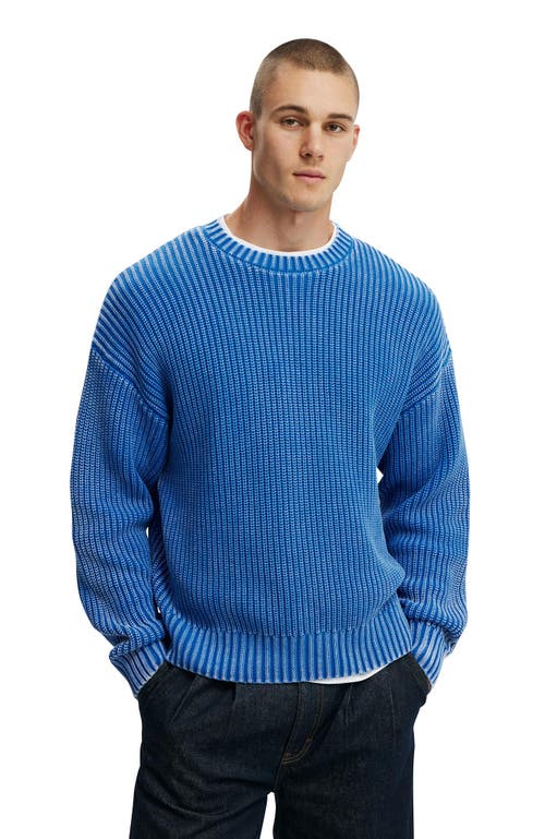 COTTON ON WASHED BOX FIT CREW KNIT 