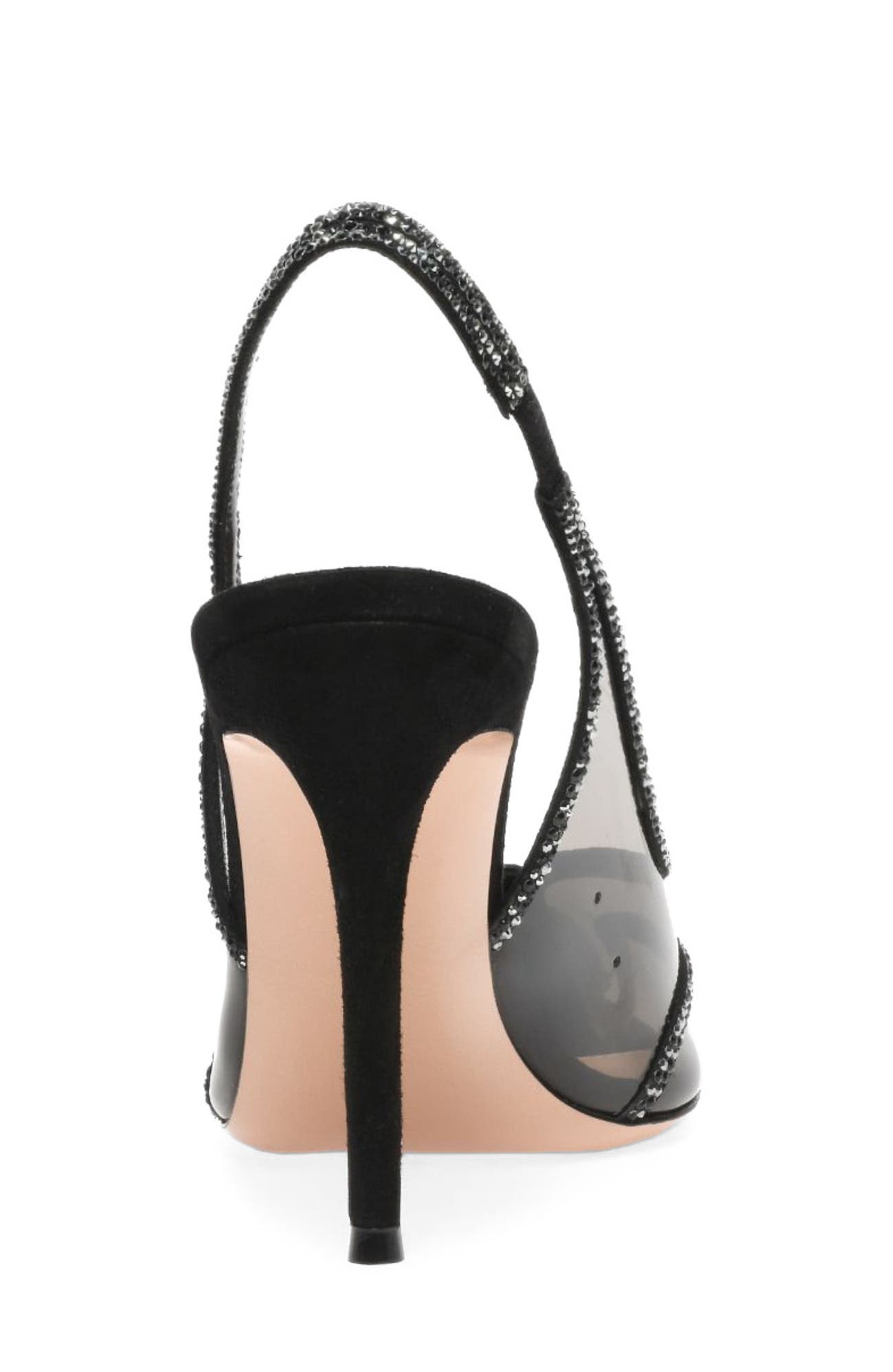 Brenda Pump, Alternate, color, Black Suede and TPU