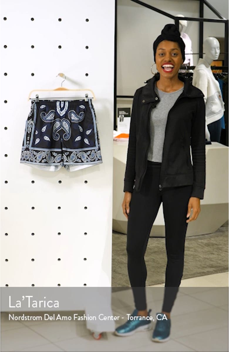 Paisley Unisex Shorts, sales video thumbnail