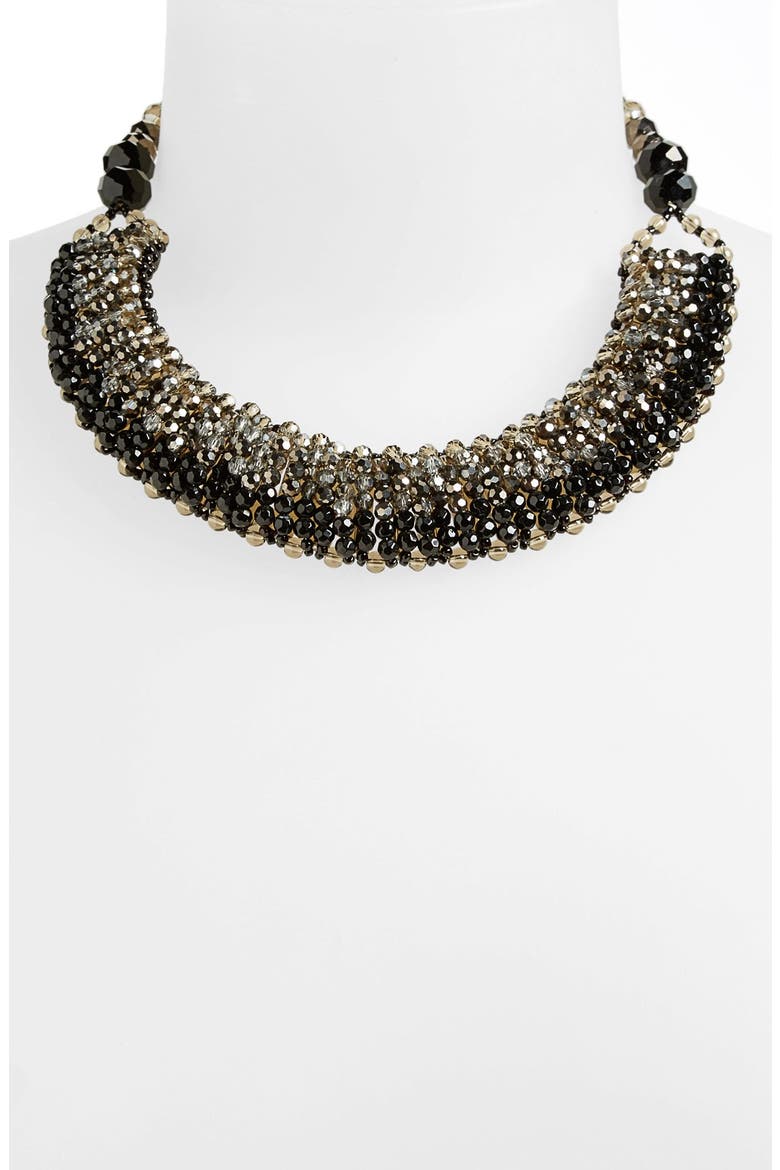 Nakamol Design 'Half Line Couture' Collar Necklace, Alternate, color, BLACK MIX