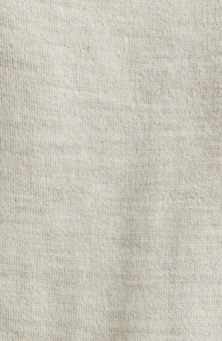 Johnstons of Elgin Brae Merino Wool & Cashmere Cardigan, Alternate, color, Natural Colourway