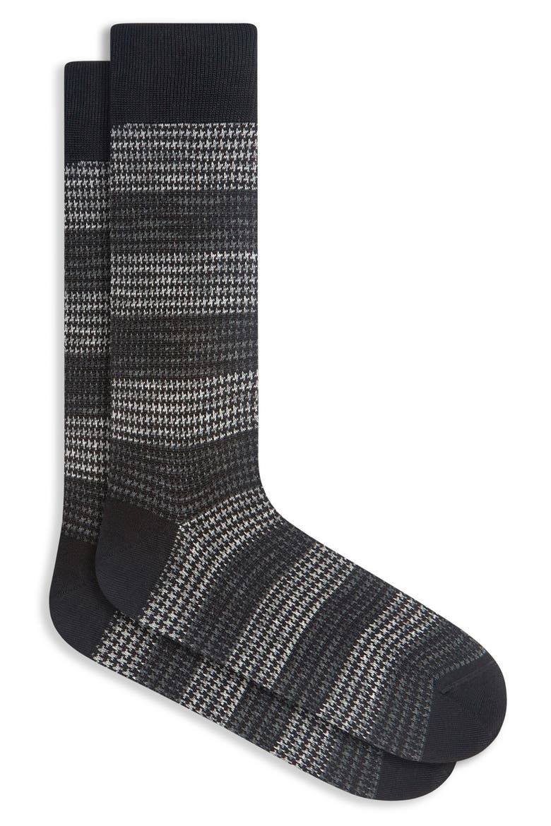 Stripe Dress Socks, Main, color, GRAPHITE