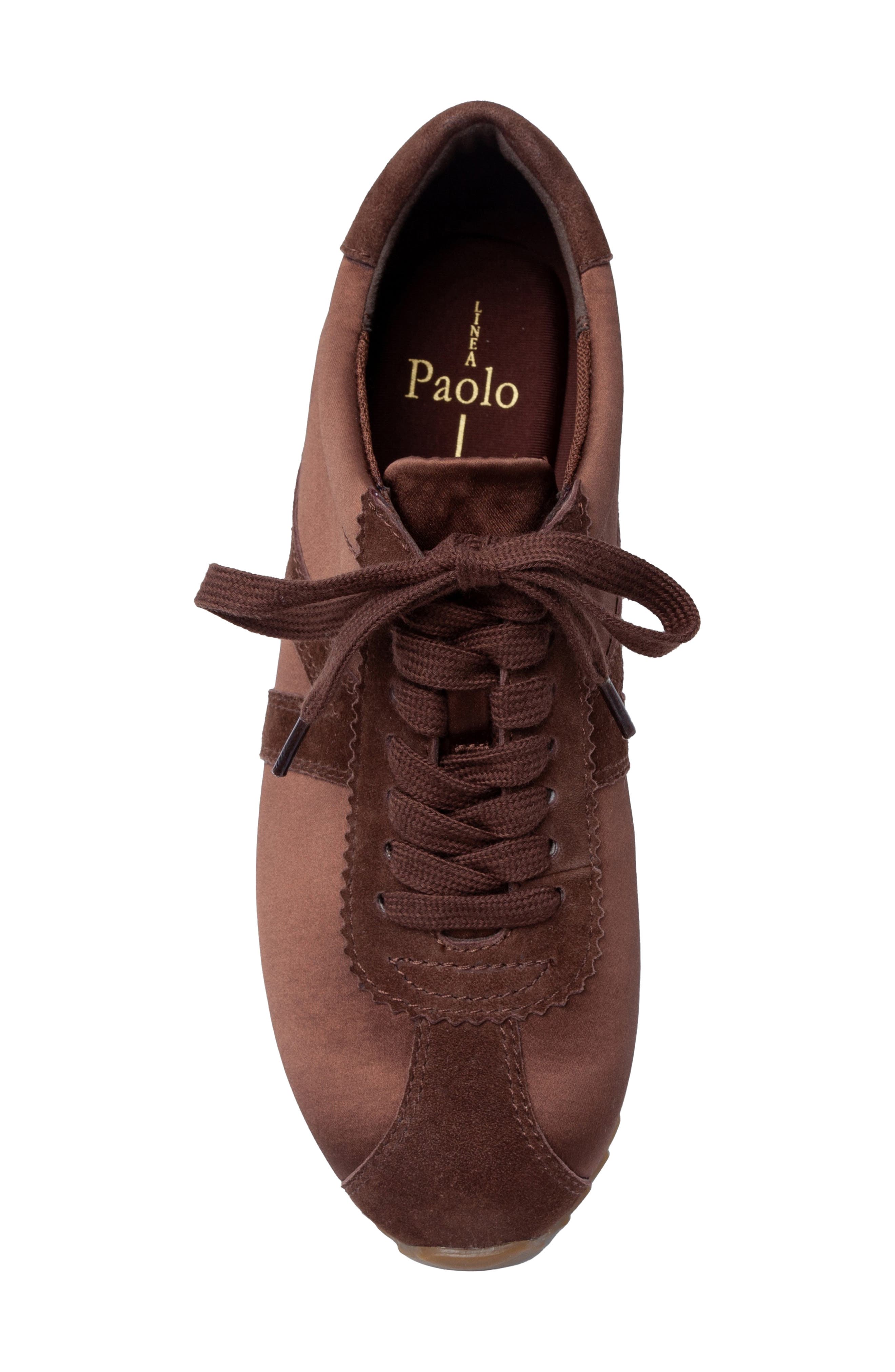 Linea Paolo Kova Sneaker, Alternate, color, Chocolate