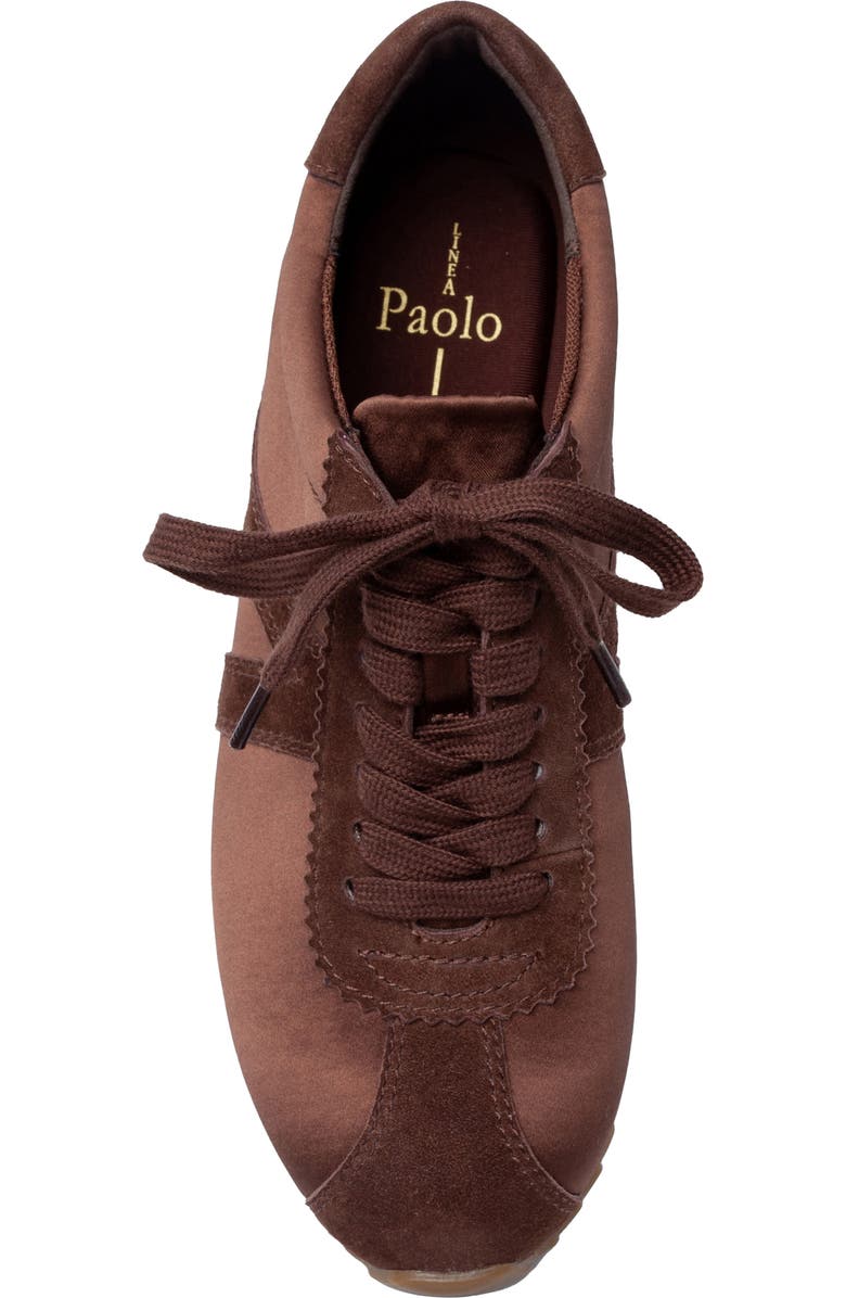Linea Paolo Kova Sneaker, Alternate, color, Chocolate