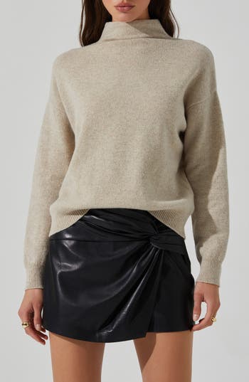 Astr The Label Adley Wool Sweater In Neutral