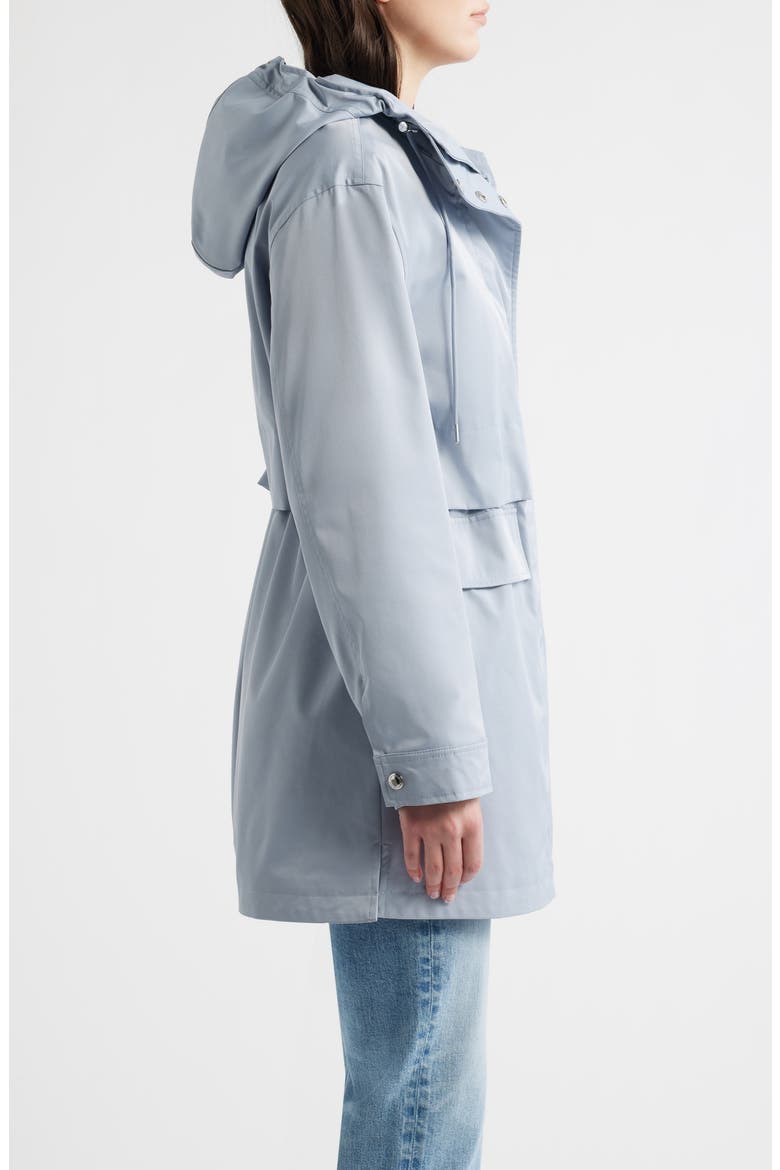 Water Repellent Hooded Jacket, Alternate, color, SPRING BLUE