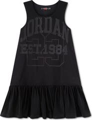 Jordan Kids' Secret Diary Sleeveless Drop Waist Dress