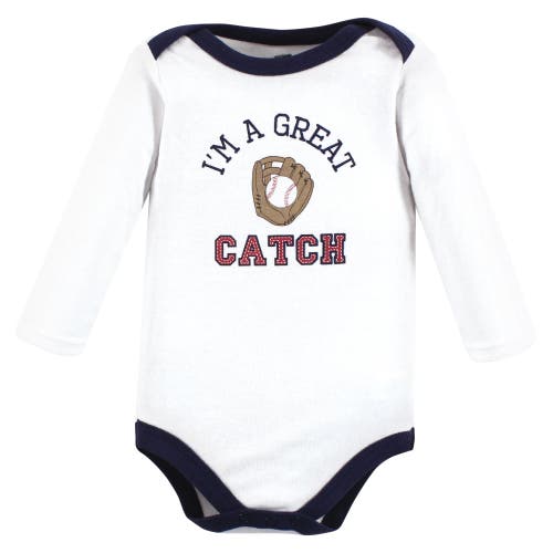 Hudson Baby Cotton Long-sleeve Bodysuits 7-pack In Multi