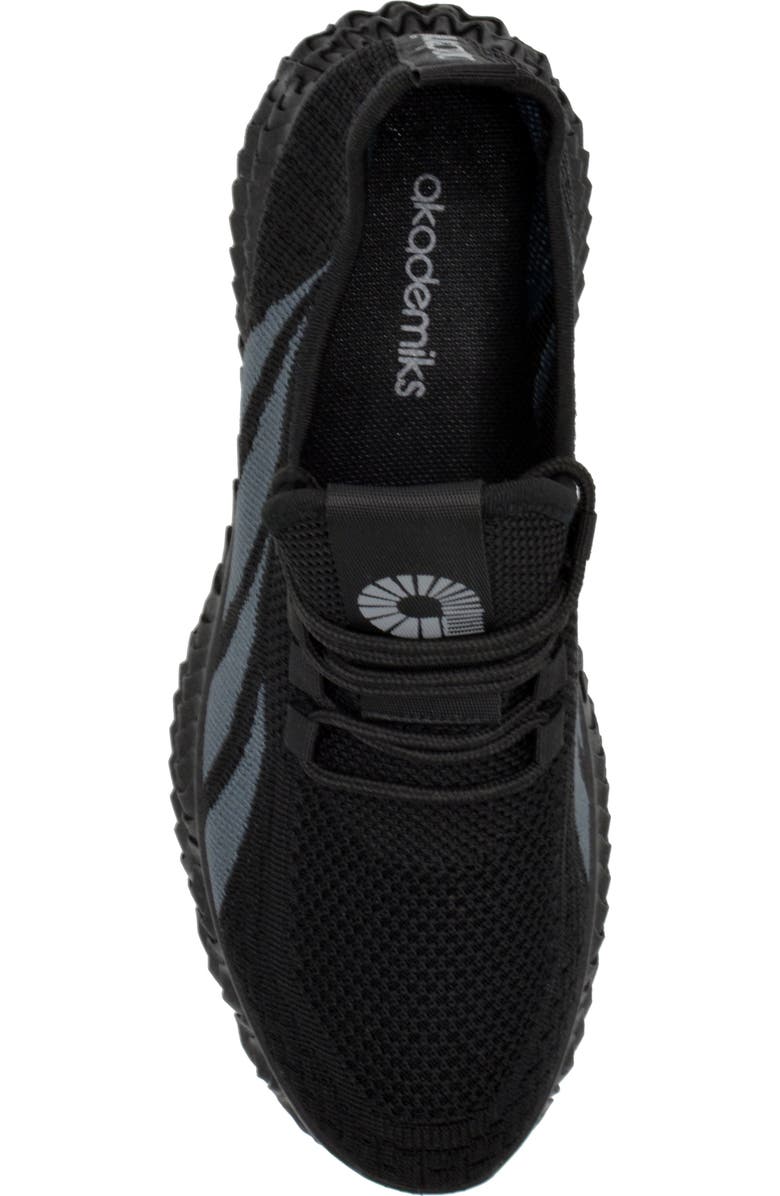 AKADEMIKS Wave Knit Stripe Sneaker, Alternate, color,