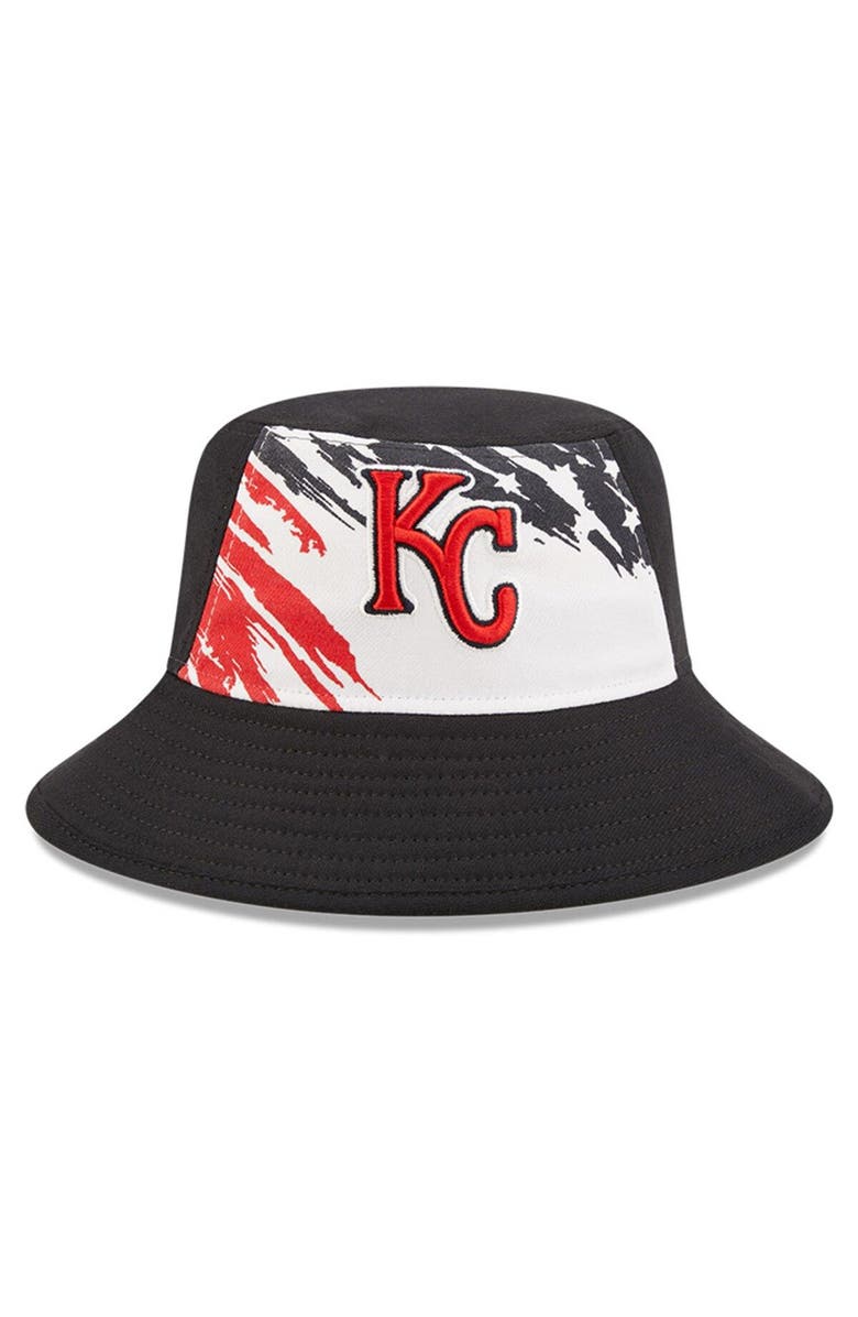 New Era Men's New Era Navy Kansas City Royals 2022 4th of July Bucket Hat, Alternate, color, Navy