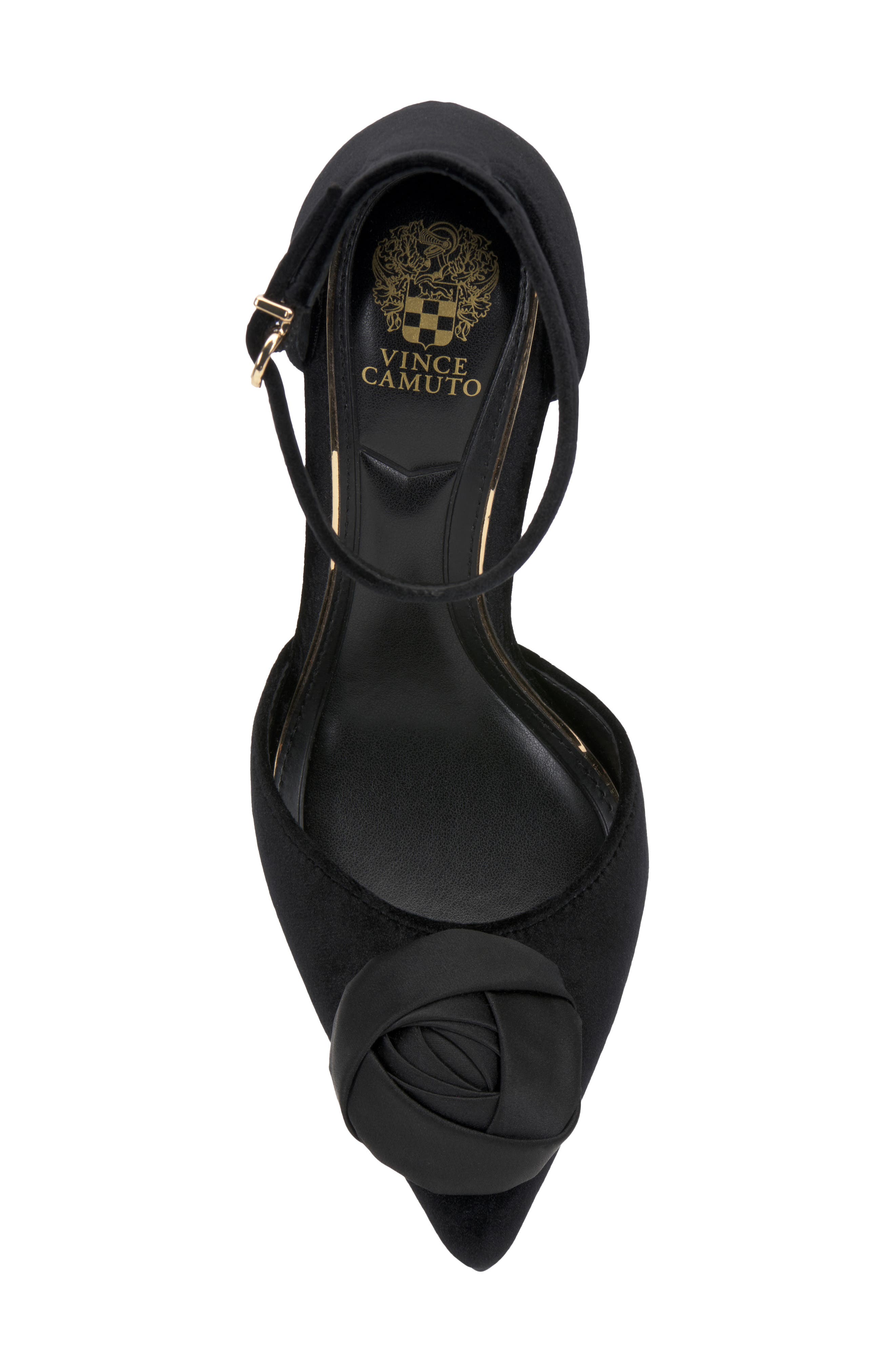Mirezzo Pointed Toe d'Orsay Pump, Alternate, color, BLACK