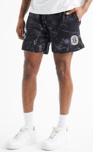 OVERTIME Cold Hearts Iced Mesh Shorts