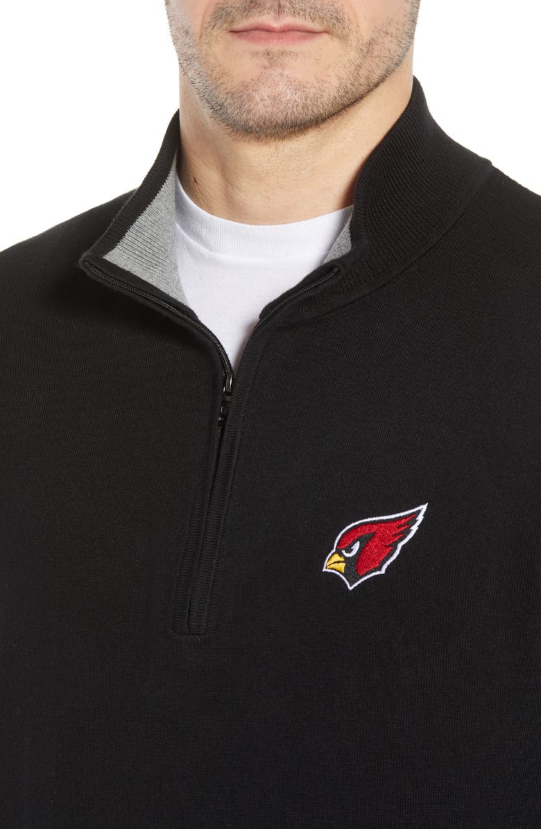 Cutter & Buck Arizona Cardinals - Lakemont Regular Fit Quarter Zip Sweater, Alternate, color, 