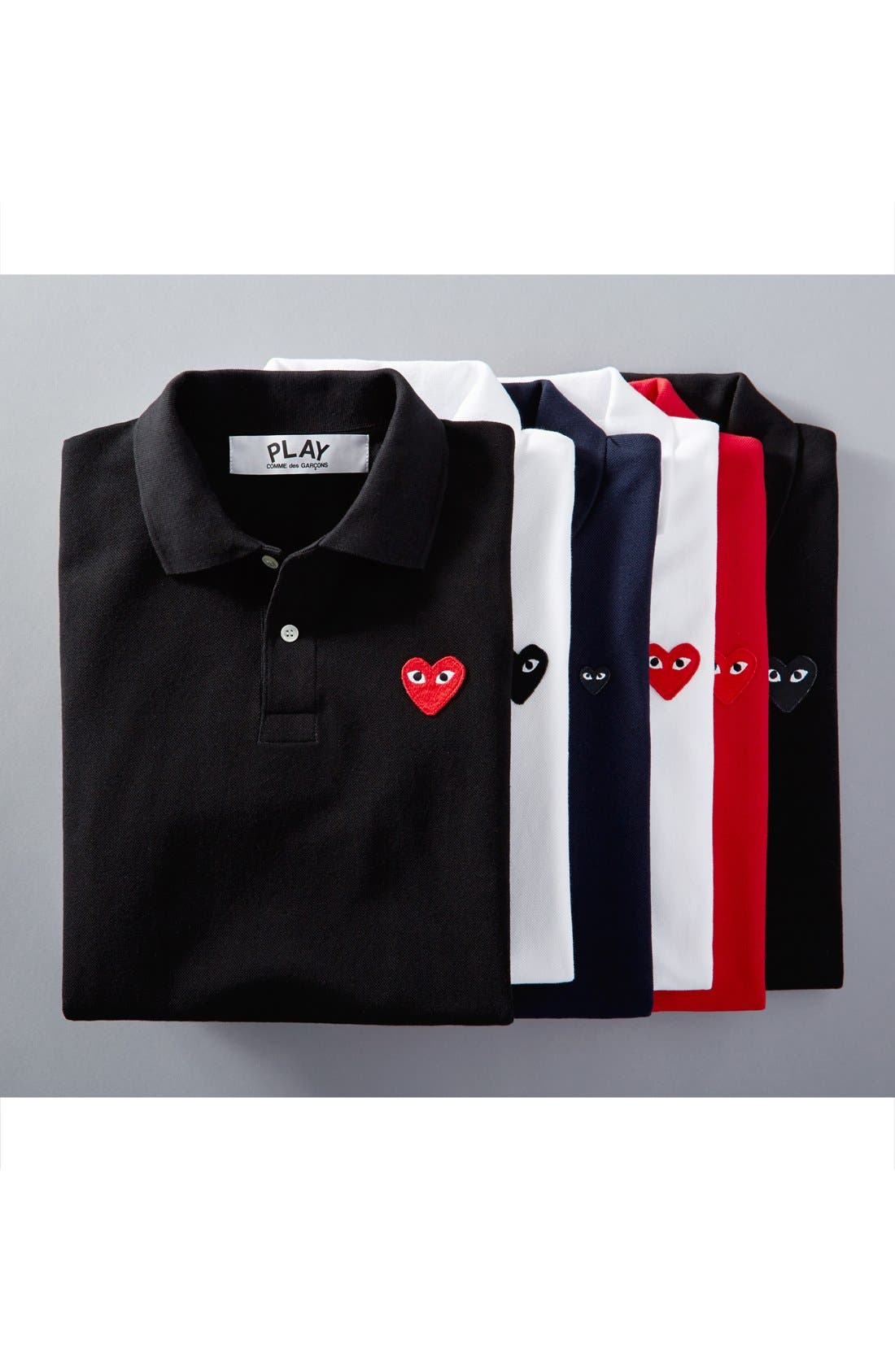 Piqué Polo with Small Heart Appliqué (Men) | Nordstrom
