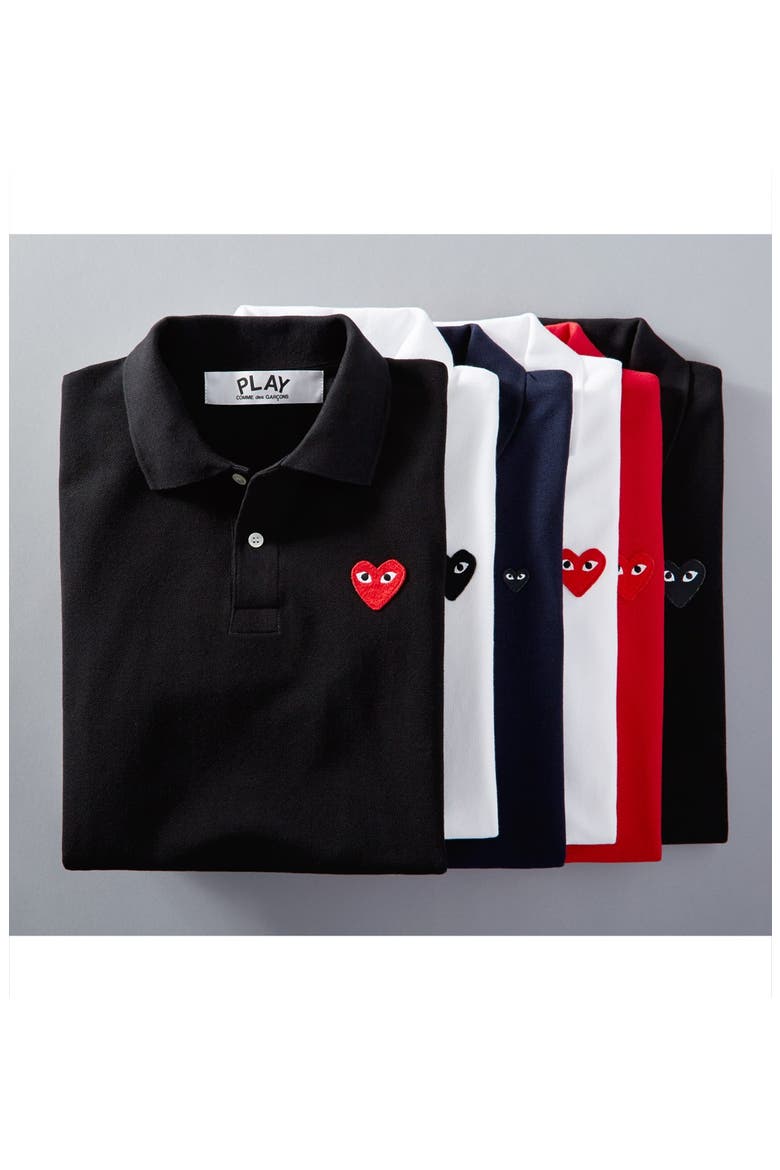 Piqué Polo with Small Heart Appliqué (Men) | Nordstrom